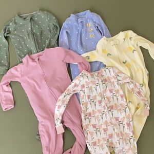 Colorful Baby Onesies Set